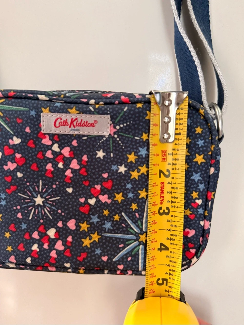Cath Kidston Fireworks & Hearts Navy Mini Crossbody Camera Bag